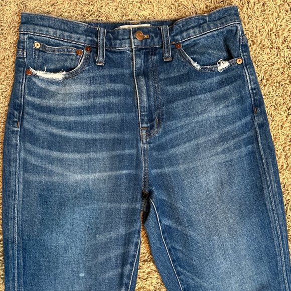MADEWELL The High Rise Slim Boyjean Cuffed in Size 28 - SOLD OUT on their site! - Picture 9 of 10
